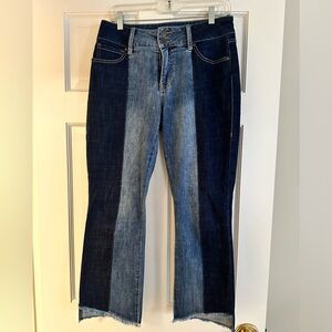 Cabi #6281 Hi Low Crop Jeans Size 6
